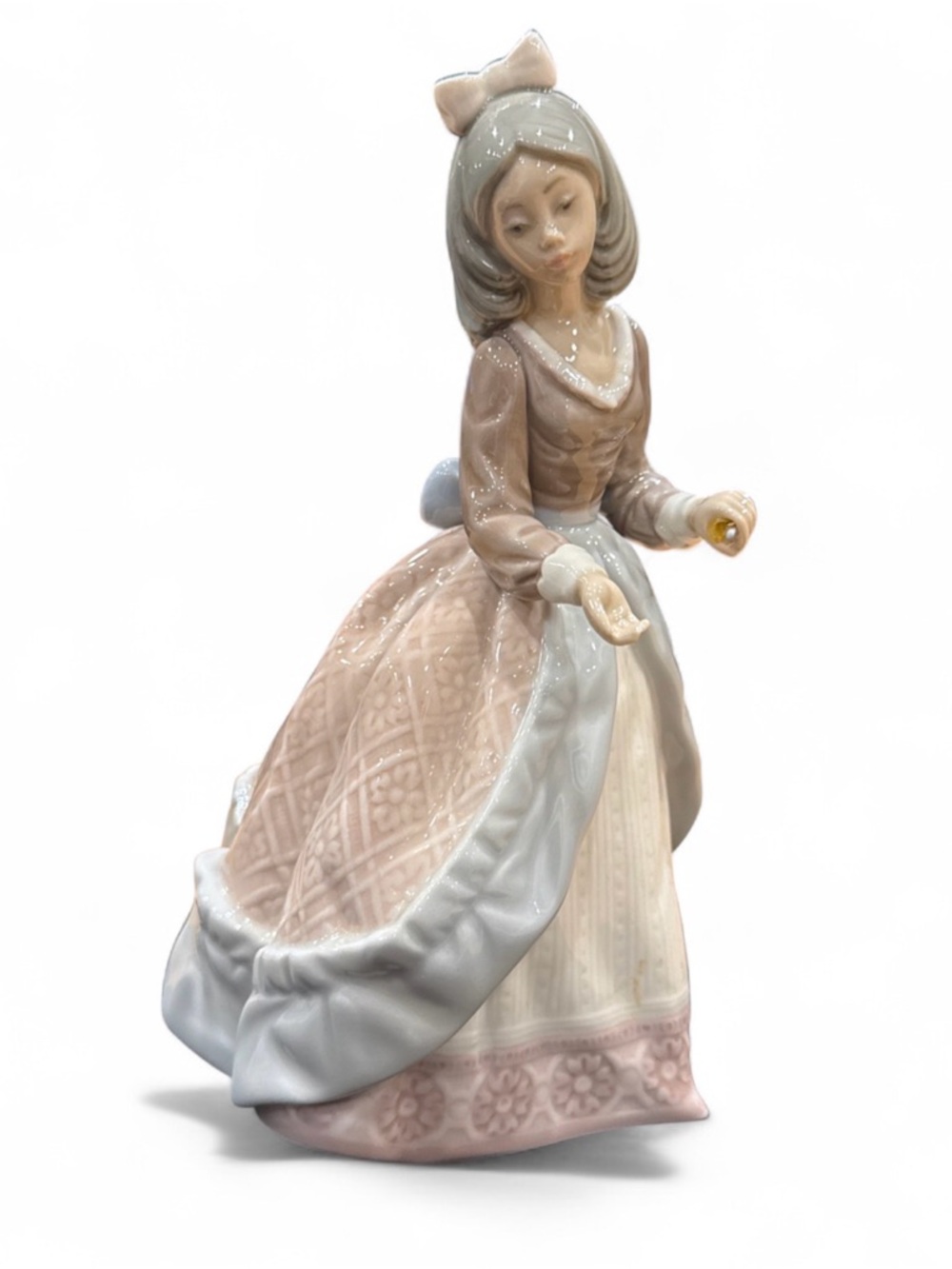 Vintage 1983 Lladró Porcelain Jolie Girl without Parasol* Figurine #5210
